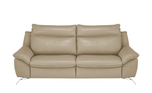 Natuzzi Editions Sofa  Orlando ¦ beige ¦ Maße (cm): B: 219 H: 94 T: 95 Polstermöbel > Sofas > 3-Sitzer - Höffner