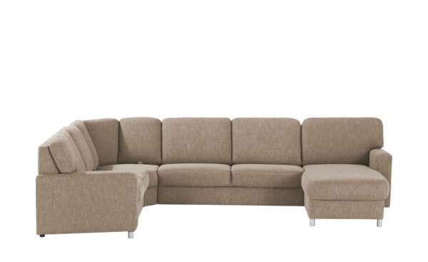 smart Wohnlandschaft  Valencia ¦ braun ¦ Maße (cm): B: 341 H: 90 T: 173 Polstermöbel > Sofas > Wohnlandschaften - Höffner