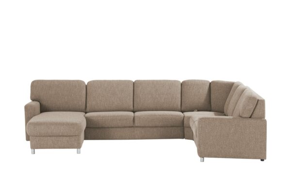 smart Wohnlandschaft  Valencia ¦ braun ¦ Maße (cm): B: 341 H: 90 T: 240 Polstermöbel > Sofas > Wohnlandschaften - Höffner