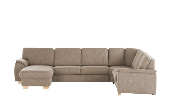 smart Wohnlandschaft  Valencia ¦ braun ¦ Maße (cm): B: 341 H: 90 T: 254 Polstermöbel > Sofas > Wohnlandschaften - Höffner