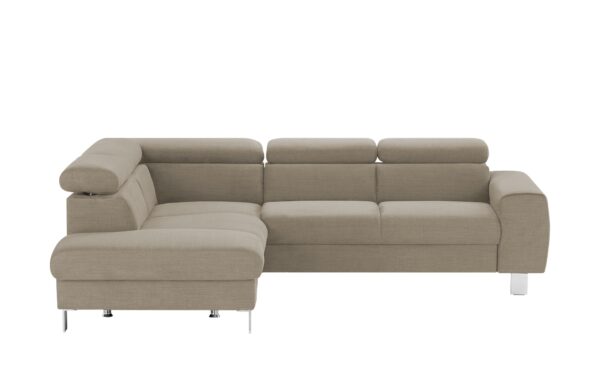 uno Ecksofa  Los Angeles ¦ beige ¦ Maße (cm): B: 249 H: 72 Polstermöbel > Sofas > Ecksofas - Höffner