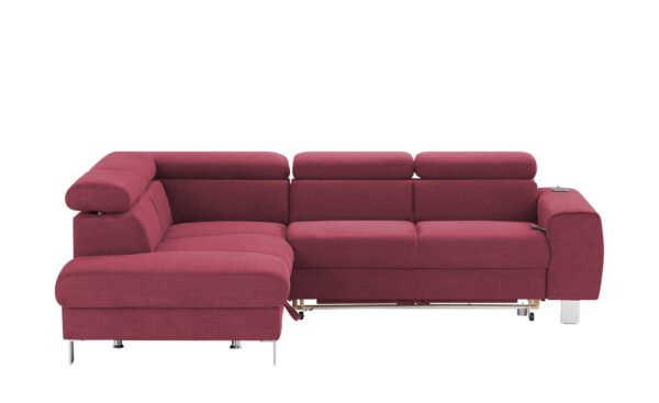 uno Ecksofa  Los Angeles ¦ rosa/pink ¦ Maße (cm): B: 249 H: 72 Polstermöbel > Sofas > Ecksofas - Höffner