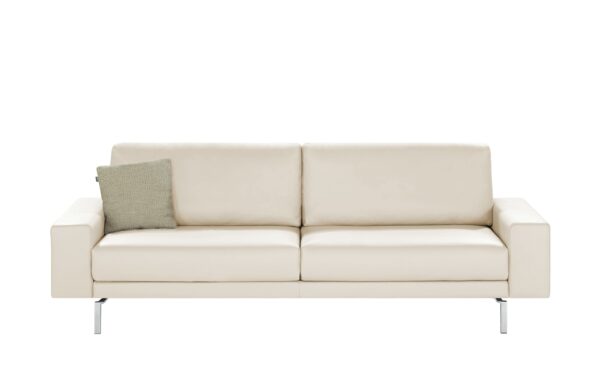 hülsta Sofa Sofabank aus Leder  HS 450 ¦ weiß ¦ Maße (cm): B: 240 H: 85 T: 95 Polstermöbel > Sofas > Einzelsofas - Höffner