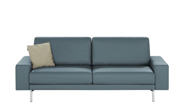 hülsta Sofa Sofabank aus Leder  HS 450 ¦ blau ¦ Maße (cm): B: 220 H: 85 T: 95 Polstermöbel > Sofas > Einzelsofas - Höffner