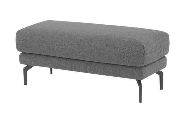 hülsta Sofa Polsterbank  HS 414 ¦ grau ¦ Maße (cm): B: 48 H: 46 T: 106 Polstermöbel > Hocker - Höffner