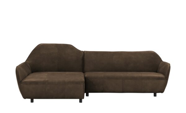 hülsta Sofa Ecksofa Leder  HS 480 ¦ braun ¦ Maße (cm): B: 278 H: 82 T: 164 Polstermöbel > Sofas > Ecksofas - Höffner