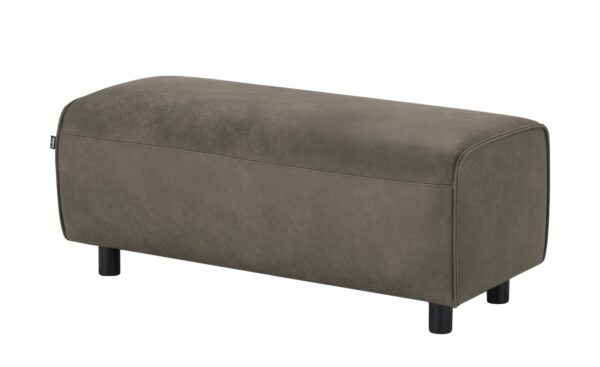 hülsta Sofa Polsterbank  HS 480 ¦ grau ¦ Maße (cm): B: 100 T: 51 Polstermöbel > Hocker - Höffner