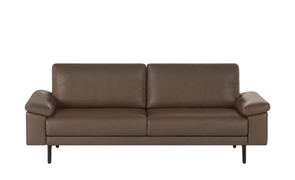 hülsta Sofa Sofabank aus Leder  HS 450 ¦ braun ¦ Maße (cm): B: 218 H: 85 T: 95 Polstermöbel > Sofas > Einzelsofas - Höffner