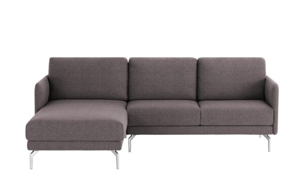 hülsta Sofa Ecksofa  HS 450 ¦ lila/violett ¦ Maße (cm): B: 234 H: 85 T: 178 Polstermöbel > Sofas > Ecksofas - Höffner