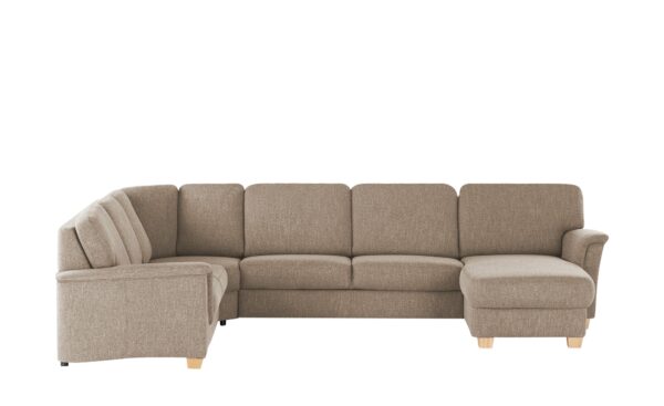 smart Wohnlandschaft  Valencia ¦ braun ¦ Maße (cm): B: 341 H: 90 T: 179 Polstermöbel > Sofas > Wohnlandschaften - Höffner