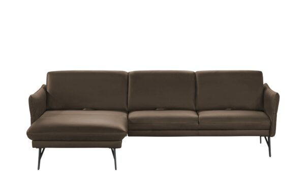 himolla Ecksofa Leder  1928 ¦ braun ¦ Maße (cm): H: 83 Polstermöbel > Sofas > Ecksofas - Höffner