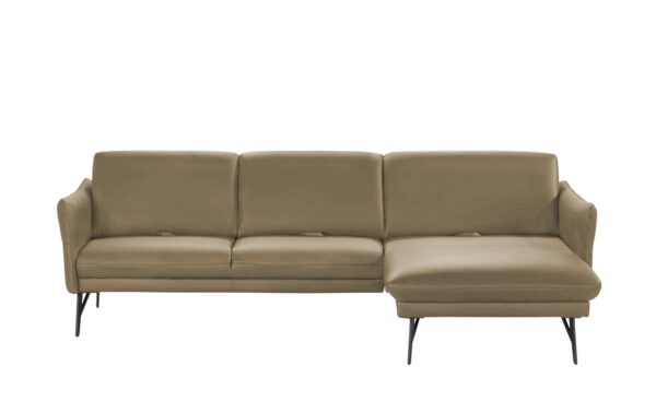 himolla Ecksofa Leder  1928 ¦ beige ¦ Maße (cm): H: 83 Polstermöbel > Sofas > Ecksofas - Höffner