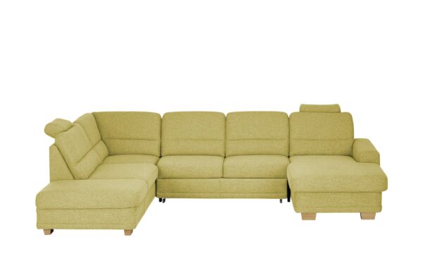 meinSofa Wohnlandschaft  Marc ¦ grün ¦ Maße (cm): B: 311 H: 85 T: 234 Polstermöbel > Sofas > Schlafsofas - Höffner