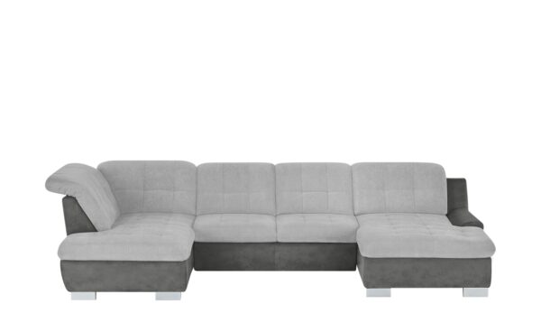 Lounge Collection Wohnlandschaft  Davinci ¦ grau ¦ Maße (cm): B: 346 H: 85 T: 195 Polstermöbel > Sofas > Wohnlandschaften - Höffner