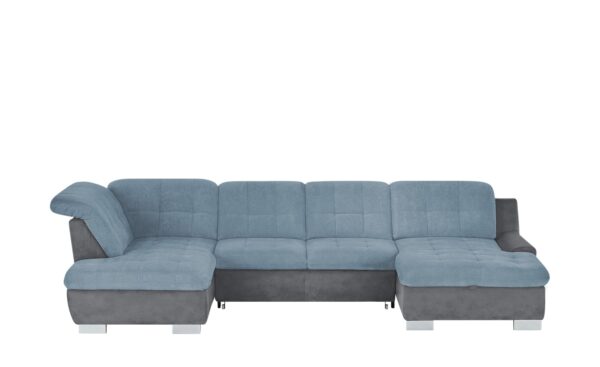 Lounge Collection Wohnlandschaft  Davinci ¦ grau ¦ Maße (cm): B: 346 H: 85 T: 195 Polstermöbel > Sofas > Schlafsofas - Höffner