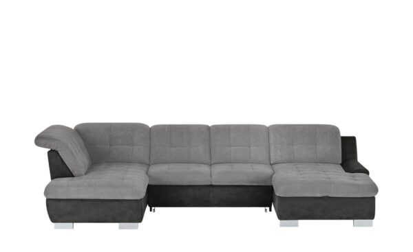 Lounge Collection Wohnlandschaft  Davinci ¦ schwarz ¦ Maße (cm): B: 346 H: 85 T: 195 Polstermöbel > Sofas > Schlafsofas - Höffner