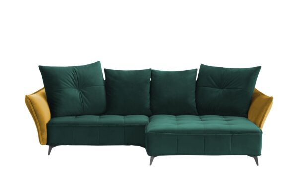 Ecksofa  Crease ¦ grün ¦ Maße (cm): B: 290 H: 80 T: 175 Polstermöbel > Sofas > Ecksofas - Höffner