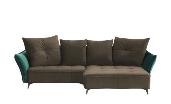 Ecksofa  Crease ¦ braun ¦ Maße (cm): B: 290 H: 80 T: 175 Polstermöbel > Sofas > Ecksofas - Höffner