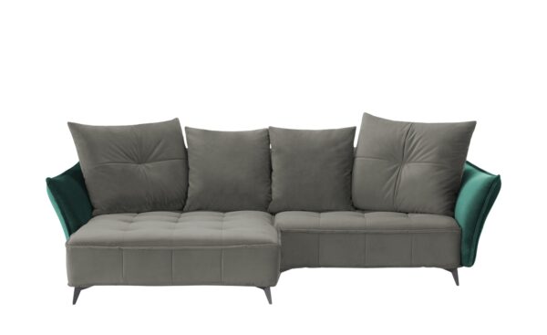 Ecksofa  Crease ¦ grau ¦ Maße (cm): B: 290 H: 80 T: 175 Polstermöbel > Sofas > Ecksofas - Höffner