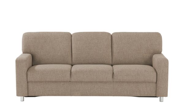 smart Sofa  Valencia ¦ braun ¦ Maße (cm): B: 212 H: 90 T: 93 Polstermöbel > Sofas > 3-Sitzer - Höffner