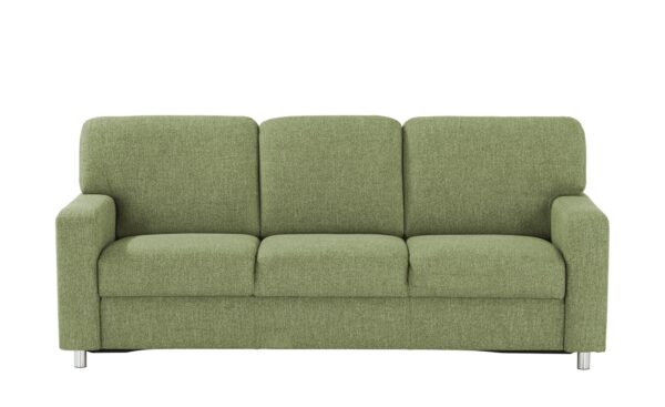 smart Sofa  Valencia ¦ grün ¦ Maße (cm): B: 212 H: 90 T: 93 Polstermöbel > Sofas > 3-Sitzer - Höffner