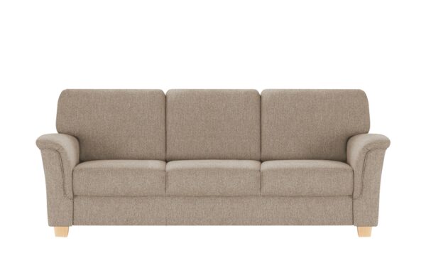 smart Sofa  Valencia ¦ braun ¦ Maße (cm): B: 224 H: 90 T: 93 Polstermöbel > Sofas > 3-Sitzer - Höffner