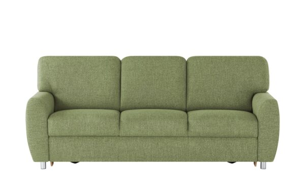 smart Sofa  Valencia ¦ grün ¦ Maße (cm): B: 220 H: 90 T: 93 Polstermöbel > Sofas > 3-Sitzer - Höffner