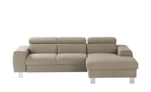 uno Ecksofa  Los Angeles ¦ beige ¦ Maße (cm): B: 244 H: 72 T: 166 Polstermöbel > Sofas > Ecksofas - Höffner