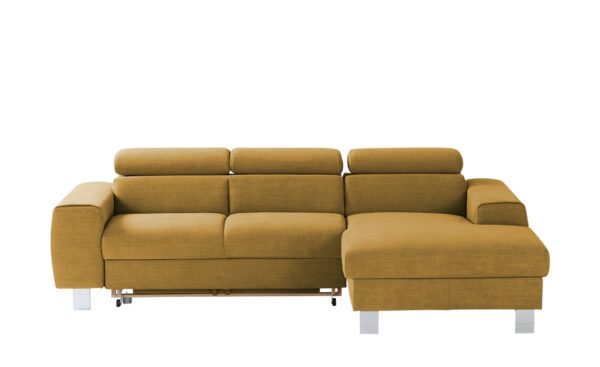 uno Ecksofa  Los Angeles ¦ gelb ¦ Maße (cm): B: 244 H: 72 T: 166 Polstermöbel > Sofas > Ecksofas - Höffner