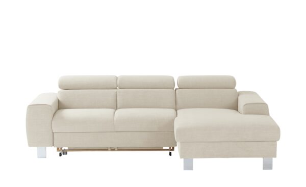 uno Ecksofa  Los Angeles ¦ creme ¦ Maße (cm): B: 244 H: 72 T: 166 Polstermöbel > Sofas > Ecksofas - Höffner