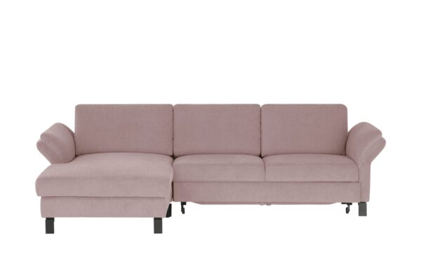 Ecksofa  Medium ¦ rosa/pink ¦ Maße (cm): B: 250 H: 78 T: 162 Polstermöbel > Sofas > Ecksofas - Höffner