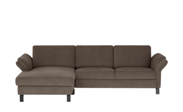 Ecksofa  Medium ¦ braun ¦ Maße (cm): B: 250 H: 78 T: 162 Polstermöbel > Sofas > Ecksofas - Höffner