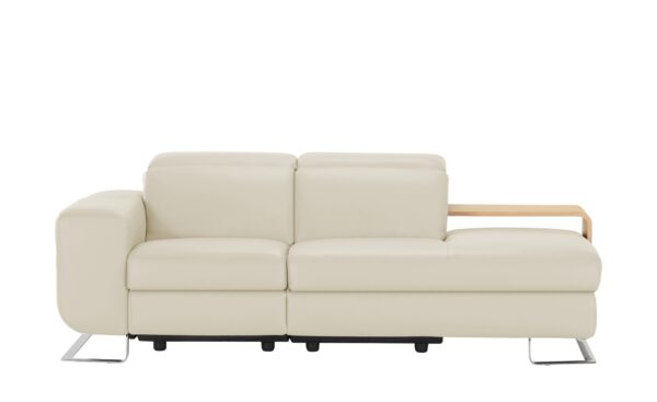 JOOP! Ledersofa  8151 ¦ creme ¦ Maße (cm): B: 211 H: 74 T: 111 Polstermöbel > Sofas > Einzelsofas - Höffner