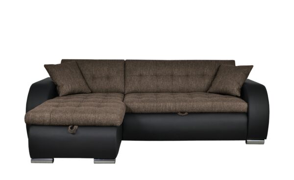 Ecksofa  Aries ¦ braun ¦ Maße (cm): B: 242 H: 80 T: 161 Polstermöbel > Sofas > Ecksofas - Höffner