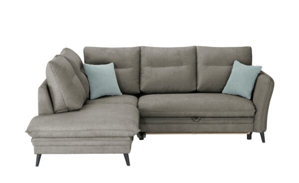 Ecksofa  Wilma ¦ grau ¦ Maße (cm): B: 245 H: 95 T: 203 Polstermöbel > Sofas > Ecksofas - Höffner