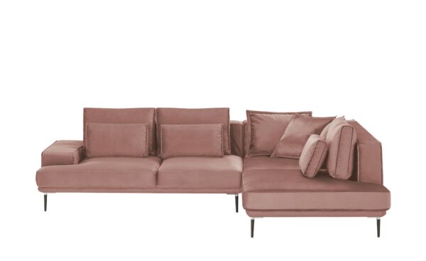 switch Ecksofa  Livio ¦ rosa/pink ¦ Maße (cm): B: 293 H: 71 T: 225 Polstermöbel > Sofas > Ecksofas - Höffner