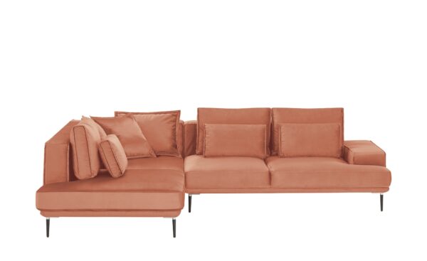 switch Ecksofa  Livio ¦ orange ¦ Maße (cm): B: 293 H: 71 T: 225 Polstermöbel > Sofas > Ecksofas - Höffner