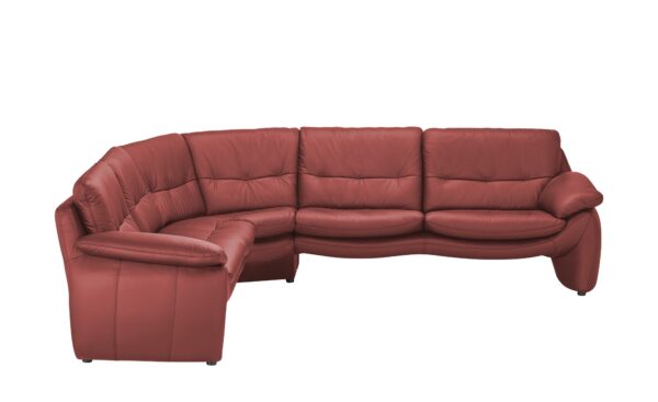 smart Ecksofa  Melodie ¦ rot ¦ Maße (cm): B: 255 H: 80 T: 280 Polstermöbel > Sofas > Ecksofas - Höffner