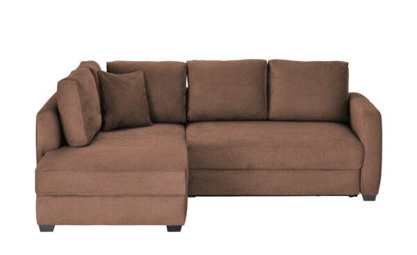 bobb Ecksofa mit Boxspringpolsterung  Lisa de Luxe ¦ braun ¦ Maße (cm): B: 235 H: 90 T: 184 Polstermöbel > Sofas > Ecksofas - Höffner