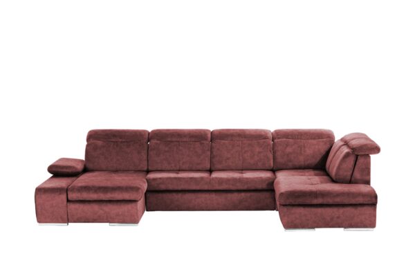 switch Wohnlandschaft  Avilla ¦ rosa/pink ¦ Maße (cm): B: 355 H: 86 T: 234 Polstermöbel > Sofas > Wohnlandschaften - Höffner