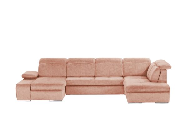 switch Wohnlandschaft  Avilla ¦ rosa/pink ¦ Maße (cm): B: 355 H: 86 T: 234 Polstermöbel > Sofas > Wohnlandschaften - Höffner