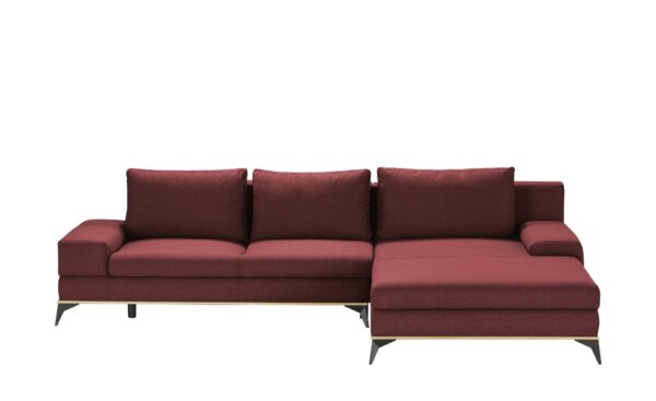 switch Ecksofa  Manila ¦ rot ¦ Maße (cm): B: 315 H: 78 T: 212 Polstermöbel > Sofas > Ecksofas - Höffner