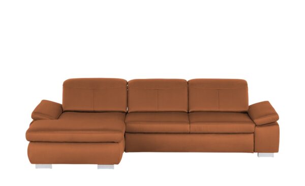 Lounge Collection Ecksofa  Kathrin ¦ orange ¦ Maße (cm): B: 309 H: 85 T: 195 Polstermöbel > Sofas > Ecksofas - Höffner