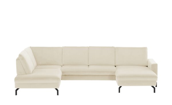 meinSofa Wohnlandschaft  Grace ¦ creme ¦ Maße (cm): B: 332 H: 89 T: 220 Polstermöbel > Sofas > Wohnlandschaften - Höffner