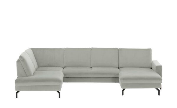 meinSofa Wohnlandschaft  Grace ¦ grau ¦ Maße (cm): B: 332 H: 89 T: 220 Polstermöbel > Sofas > Wohnlandschaften - Höffner