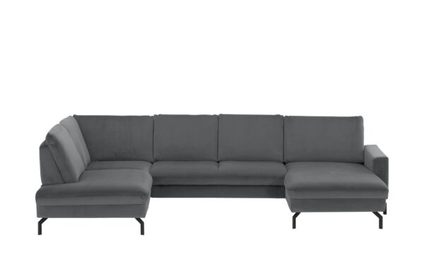 meinSofa Wohnlandschaft  Grace ¦ grau ¦ Maße (cm): B: 332 H: 89 T: 220 Polstermöbel > Sofas > Wohnlandschaften - Höffner