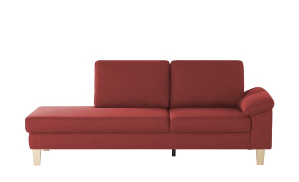 Recamiere  Bena ¦ rot ¦ Maße (cm): B: 218 H: 86 T: 97 Polstermöbel > Sofas > Einzelsofas - Höffner