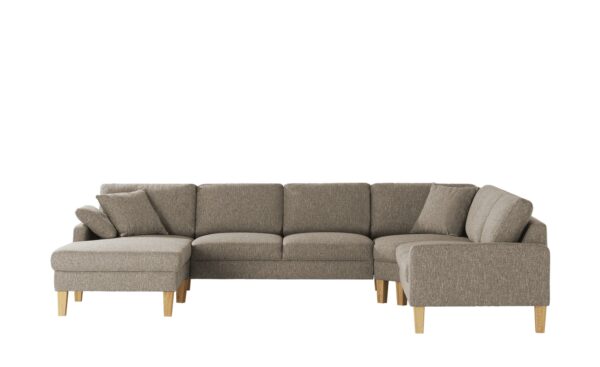 Wohnlandschaft  Bena ¦ braun ¦ Maße (cm): B: 331 H: 89 T: 263 Polstermöbel > Sofas > Wohnlandschaften - Höffner