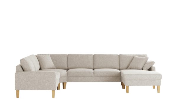 Wohnlandschaft  Bena ¦ beige ¦ Maße (cm): B: 331 H: 89 T: 263 Polstermöbel > Sofas > Wohnlandschaften - Höffner