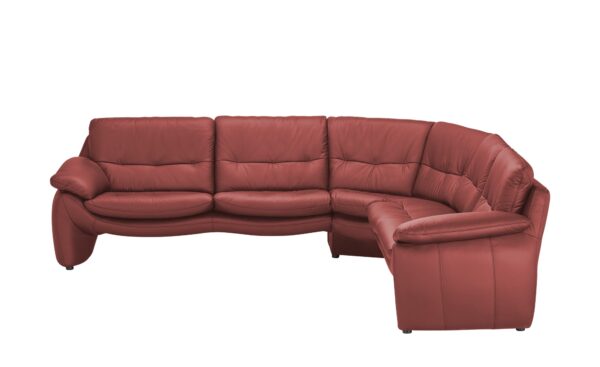 smart Ecksofa  Melodie ¦ rot ¦ Maße (cm): B: 288 H: 80 T: 255 Polstermöbel > Sofas > Ecksofas - Höffner